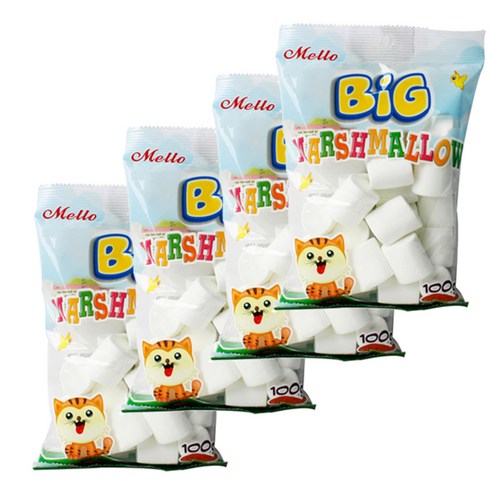 멜로 빅 머쉬멜로우, 100g, 4개