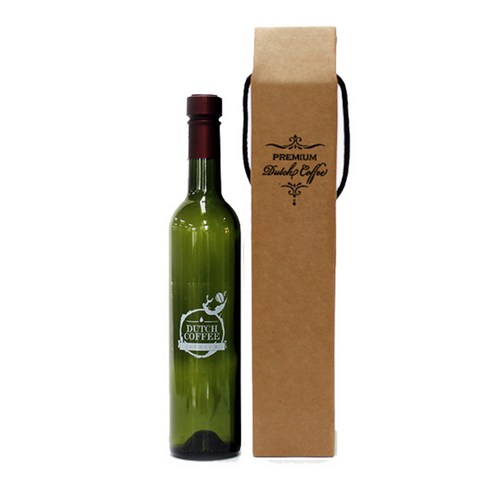 병도매닷컴 녹색 와인 스크류 500ml 2C 더치커피병 패키지 35개입, LB5, 1세트