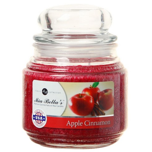 미아벨라 클래식 컬렉션 팜왁스 자캔들 미디엄 454g, Apple Cinnamon, 1개