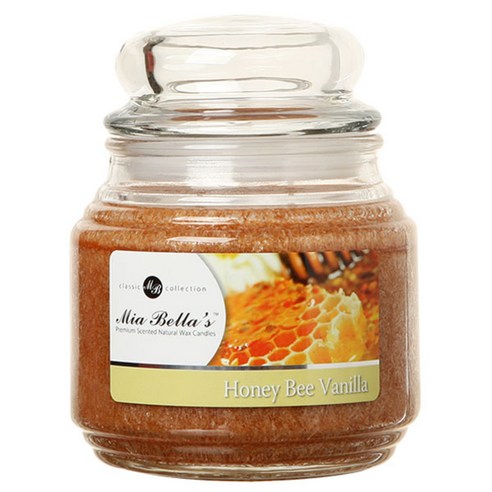 미아벨라 클래식 컬렉션 팜왁스 자캔들 미디엄 454g, Honey Bee Vanilla, 1개