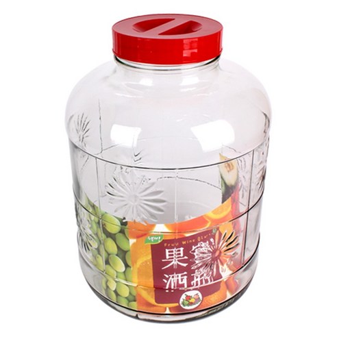 대신 유리 매실 과실주병 원형 25L, 1개