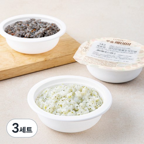 루솔 이유식 3단계 야채세트 (냉장), 540g, 3세트