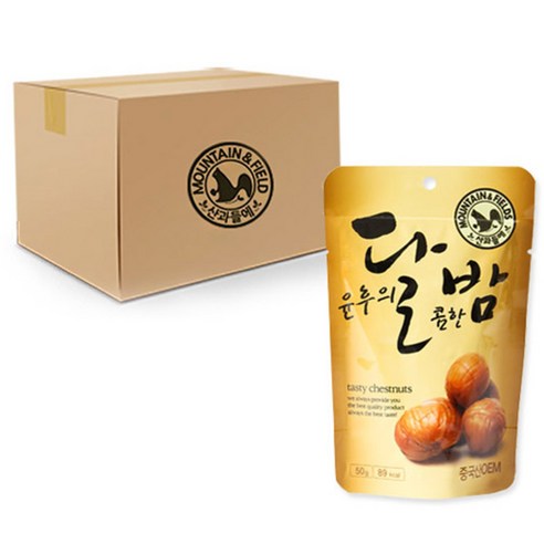 산과들에 윤후의달콤한 밤, 50g, 10개