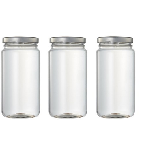 MAKA 트라이탄 다온 보틀 실버, 300ml, 3개입