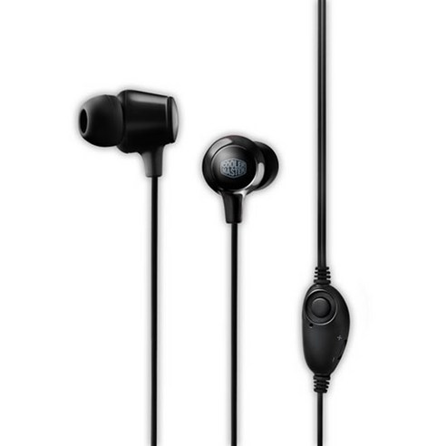 쿨러마스터 인이어 이어폰 HC-300, 블랙