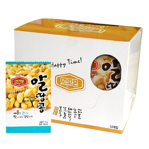 머거본 알땅콩 55g, 12개입