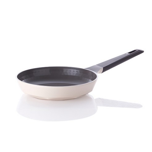 네오플램 캐럿 후라이팬 아이보리, 24cm, 1개