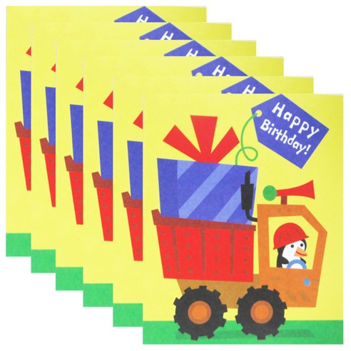 홀마크 생일 축하 카드, 트럭 HKB2927, 6개입