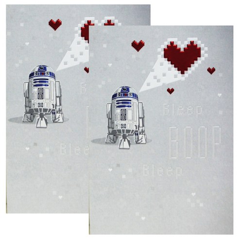 홀마크 생일 축하 카드, STAR WARS MAN4662, 2개입