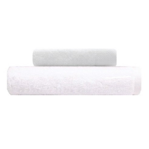 송월타월 호텔용 바스타월 흰색 + 호텔용 타월 140g, 화이트, 1세트