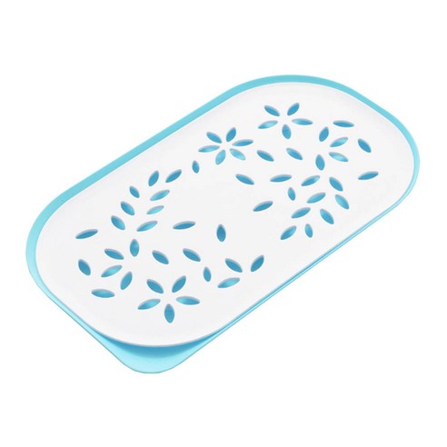 인터팝 플라워 배수쟁반, 블루