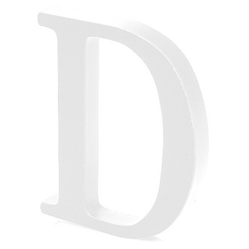 쿠 홈 인테리어 소품 아크릴 스텐딩 이니셜 02, D (투명)
