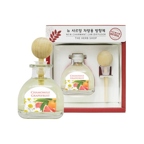 더허브샵 샤르망 카 디퓨저, 캐모마일 그레이프프룻, 50ml