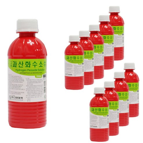 그린제약 과산화수소수 250ml, 10개입