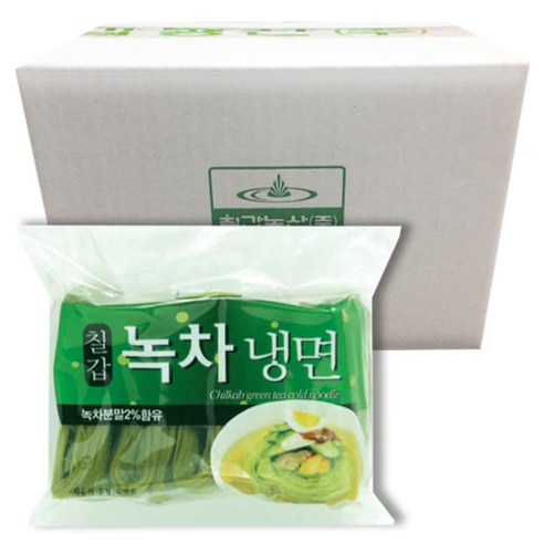 칠갑농산 녹차 냉면, 1kg, 3개