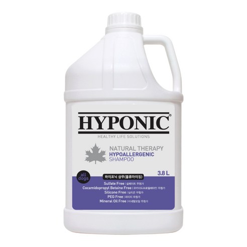 하이포닉 저자극 볼류마이징 샴푸, 3.8L, 1개