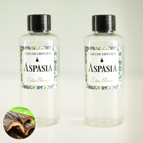 아스파시아 디퓨저 리필 오일 2p, 샌달우드, 100ml