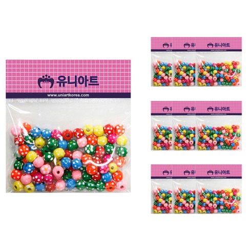 유니아트 2000 모양비즈, 7번, 10개입