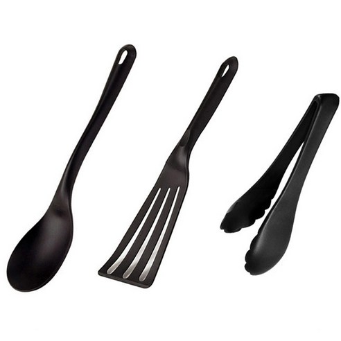 페데르노 나일론 조리도구 볶음 주걱 + 롱뒤집개 + 집게 소 3종세트