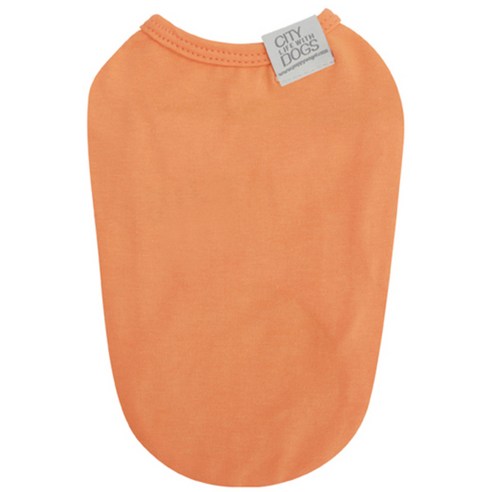 퍼피엔젤 MAC 데일리 민소매 티셔츠 오렌지