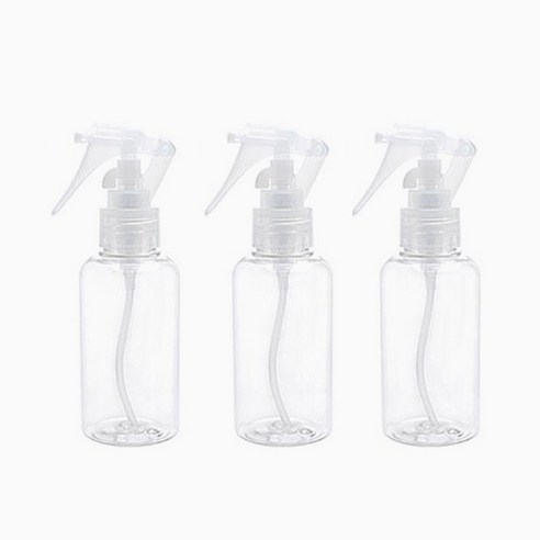 병도매닷컴 DT120 투명 건스프레이 용기, 투명캡, 3개입