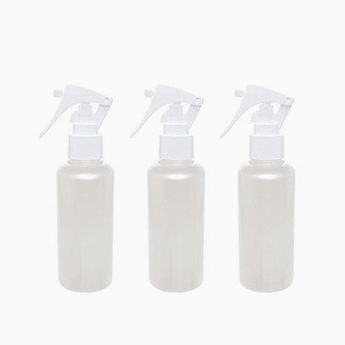 병도매닷컴 DT150 은펄 건스프레이 용기, 흰색캡, 3개