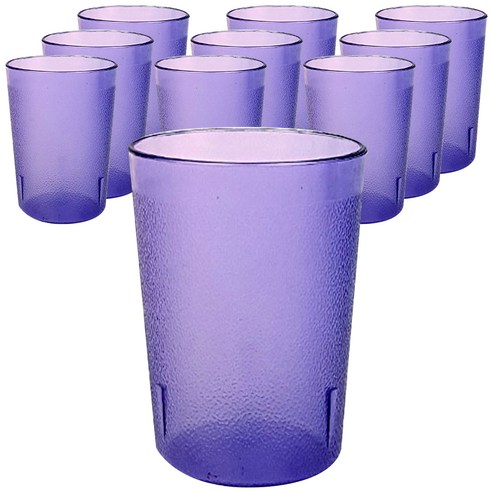 미르 PC물컵 230ml 80DC, 블루, 10개