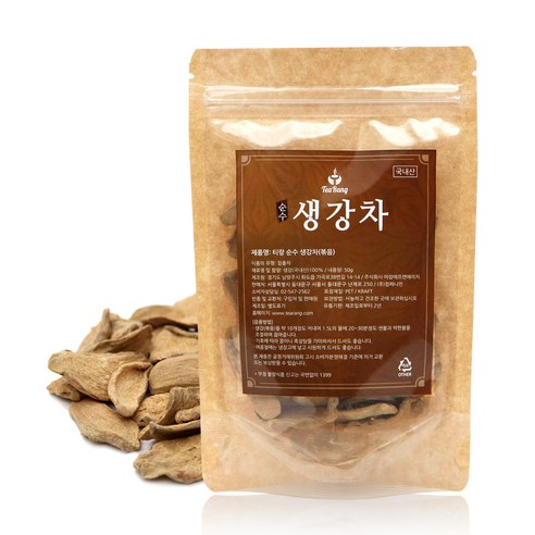 티랑 순수생강차, 50g, 1개입, 1개