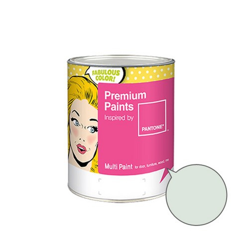 노루페인트 팬톤멀티 에그쉘광 파스텔그린계열 페인트 1L, 12-6207 (프로스트), 1개