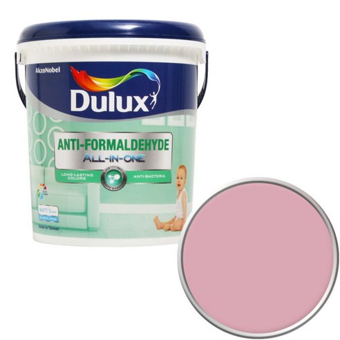 듀럭스 안티 포름알데히드 올인원 페인트 1L, Patina Pink