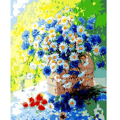 지인데코 DIY 명화그리기 세트 40 x 50cm, 봄꽃