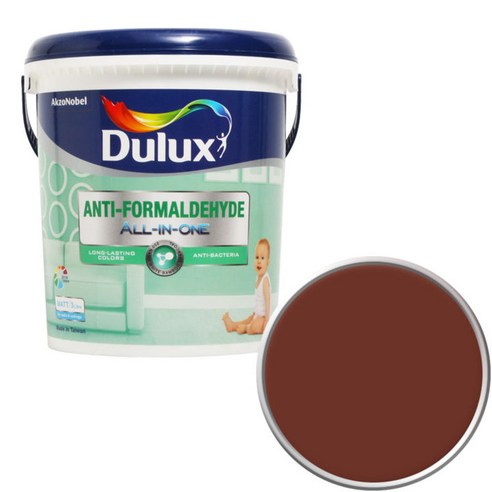 듀럭스 안티 포름알데히드 페인트 1L, Burnt Umber