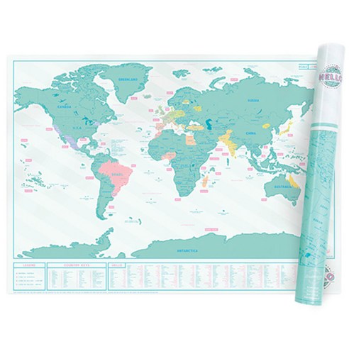 Luckies Scratch Maps Hello Edition 世界地圖 酷澎 - 天天低價，你的日常所需都在酷澎