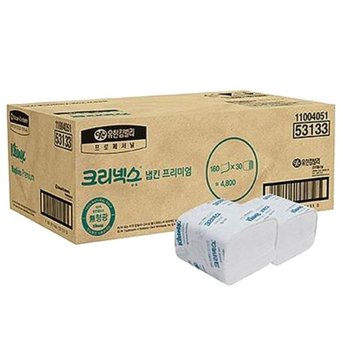 크리넥스 냅킨 프리미엄, 220매, 30개