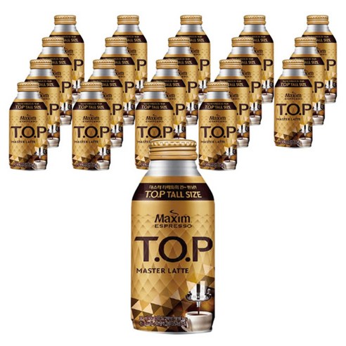 맥심 티오피 마스터라떼 캔커피, 380ml, 20개