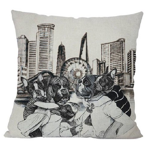 비케이 날라리 프렌치불독 쿠션커버, 8