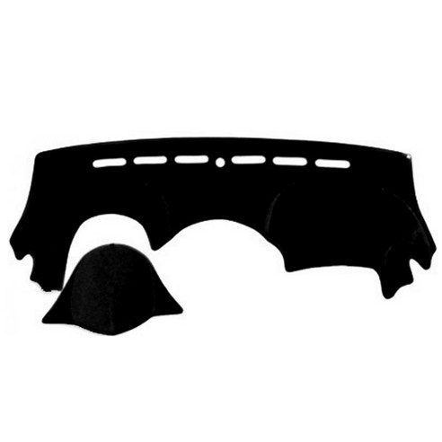 블랙라벨 쉐보레 논슬립 대쉬보드커버 펠트 라텍스, 트렉스(~16년), 블랙 + 블랙