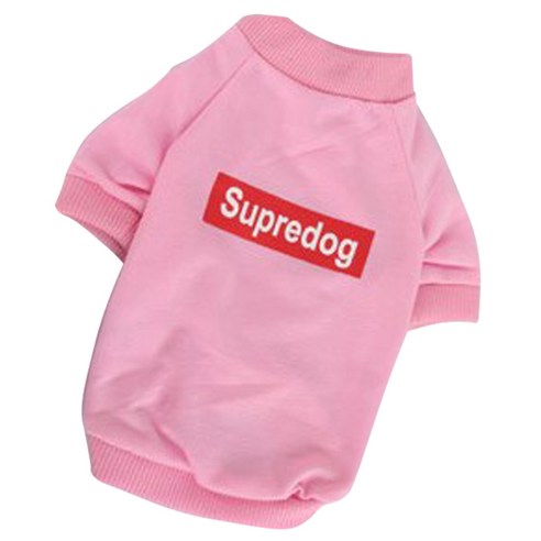 아리코 고양이&강아지 Style 티셔츠, 핑크 SUPRE