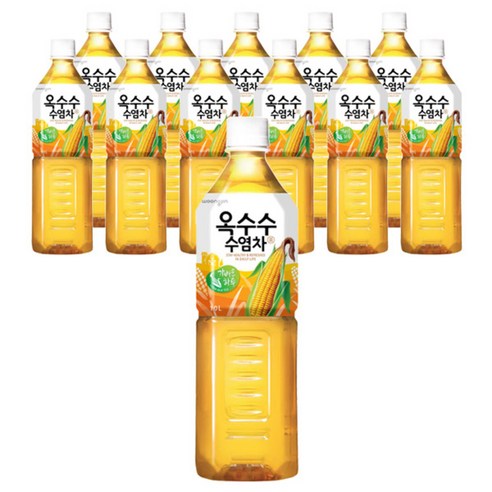 웅진 옥수수수염차, 1L, 12개
