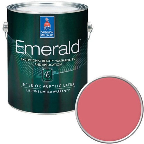 셔윈윌리암스 에메랄드 페인트 1L, SW6592 Grenadine