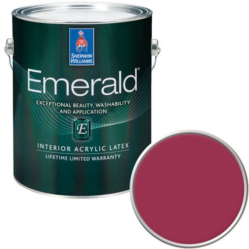 셔윈윌리암스 에메랄드 페인트 1L, SW6580 Cerise