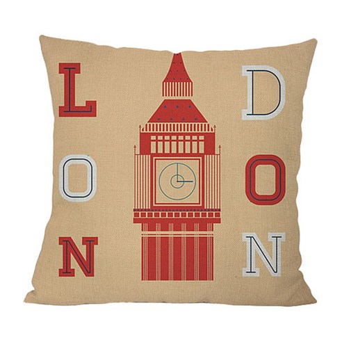 비케이 I LOVE LONDON 쿠션커버, 17