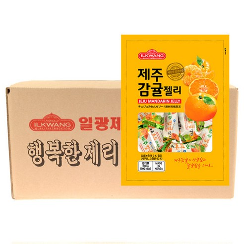 일광제과 제주 감귤젤리, 280g, 10개