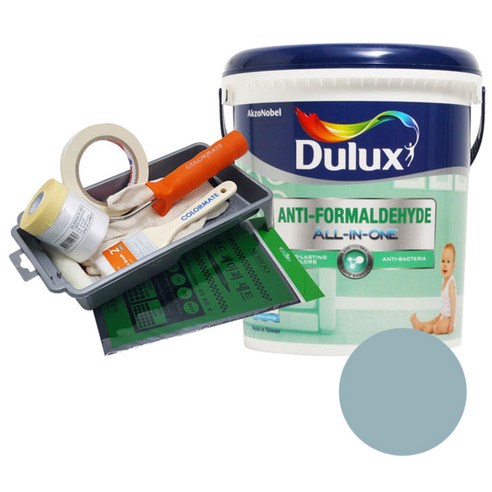 듀럭스 안티 포름알데히드 페인트 1L 세트, Wilton Blue