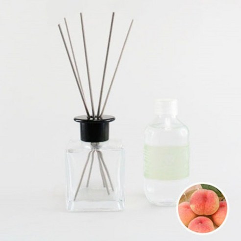 아로마홈 심플디퓨져 200ml 세트 그레이스틱, 스위트피치