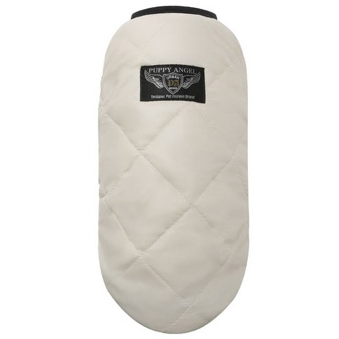 퍼피엔젤 강아지 MAC 데일리 패딩 VEST 3, 10 Ivory