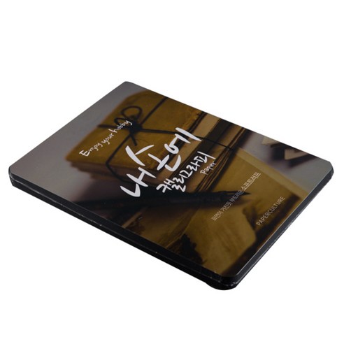 종이문화 내손에 캘리그라피 패드 카드, 블랙 A, 50매입