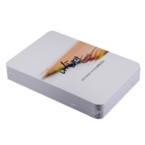 종이문화 내손에 캘리그라피 패드 엽서, 슈퍼 스므스 S, 100매입