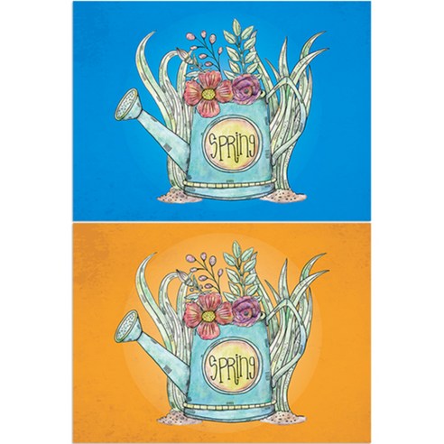 로엠디자인 실리콘 식탁매트 화분02 + 화분, 08, 385 x 285 mm