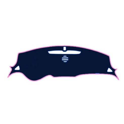 블루코드 벨벳 대쉬보드 커버 + 더스트백, 쉐보레 올뉴말리부(센터 유 / LED 무), 블루 + 핑크